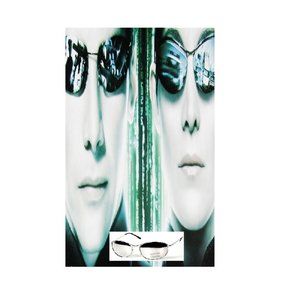 MATRIX Style Mirrored Sunglasses (silver)